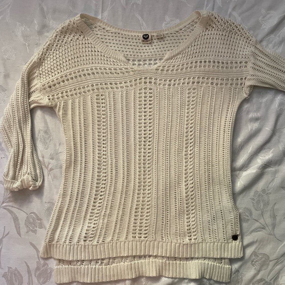 Loose Knit Roxy Beach Cover Up